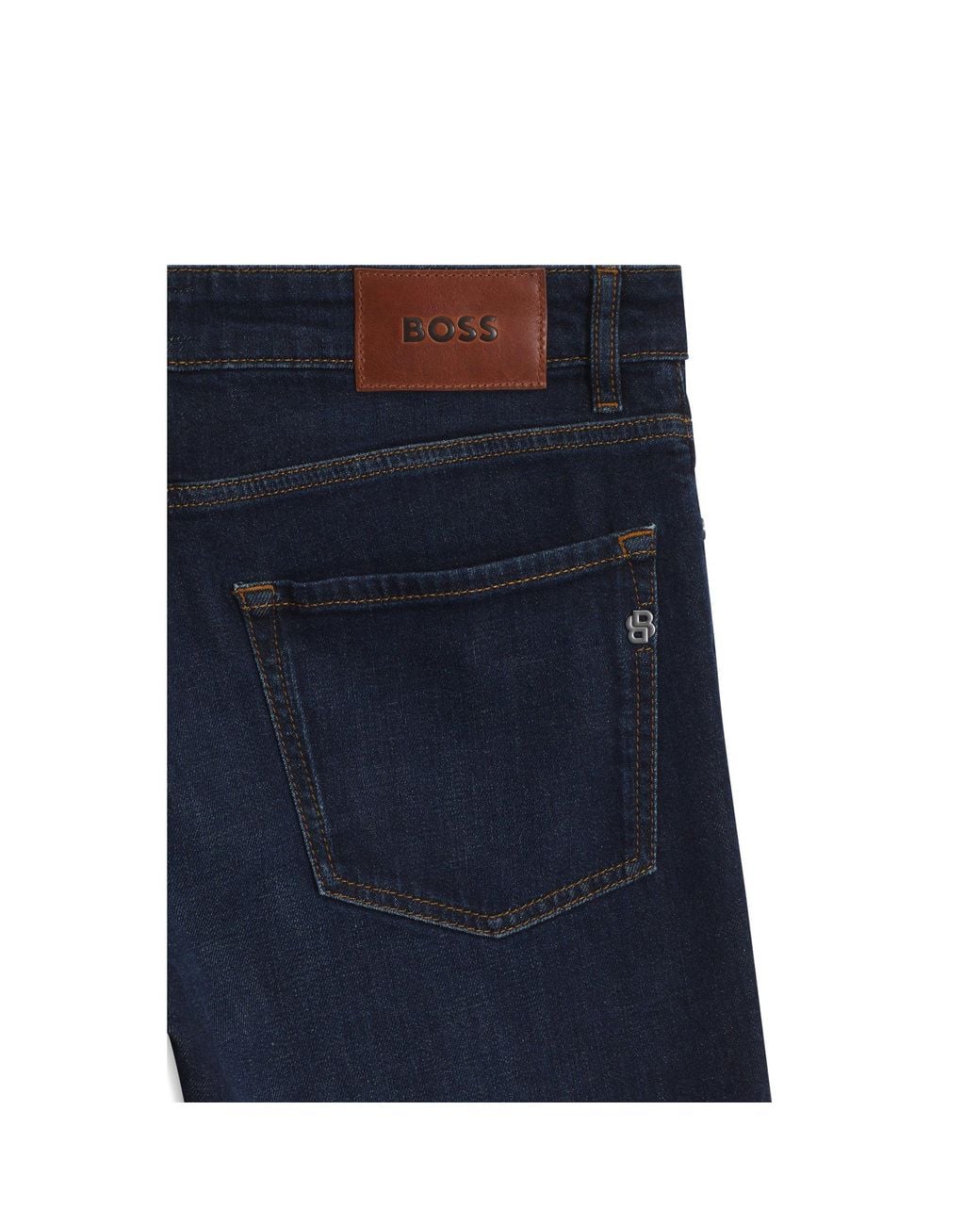 Boss Blue Maine Regular-Fit Jeans for men