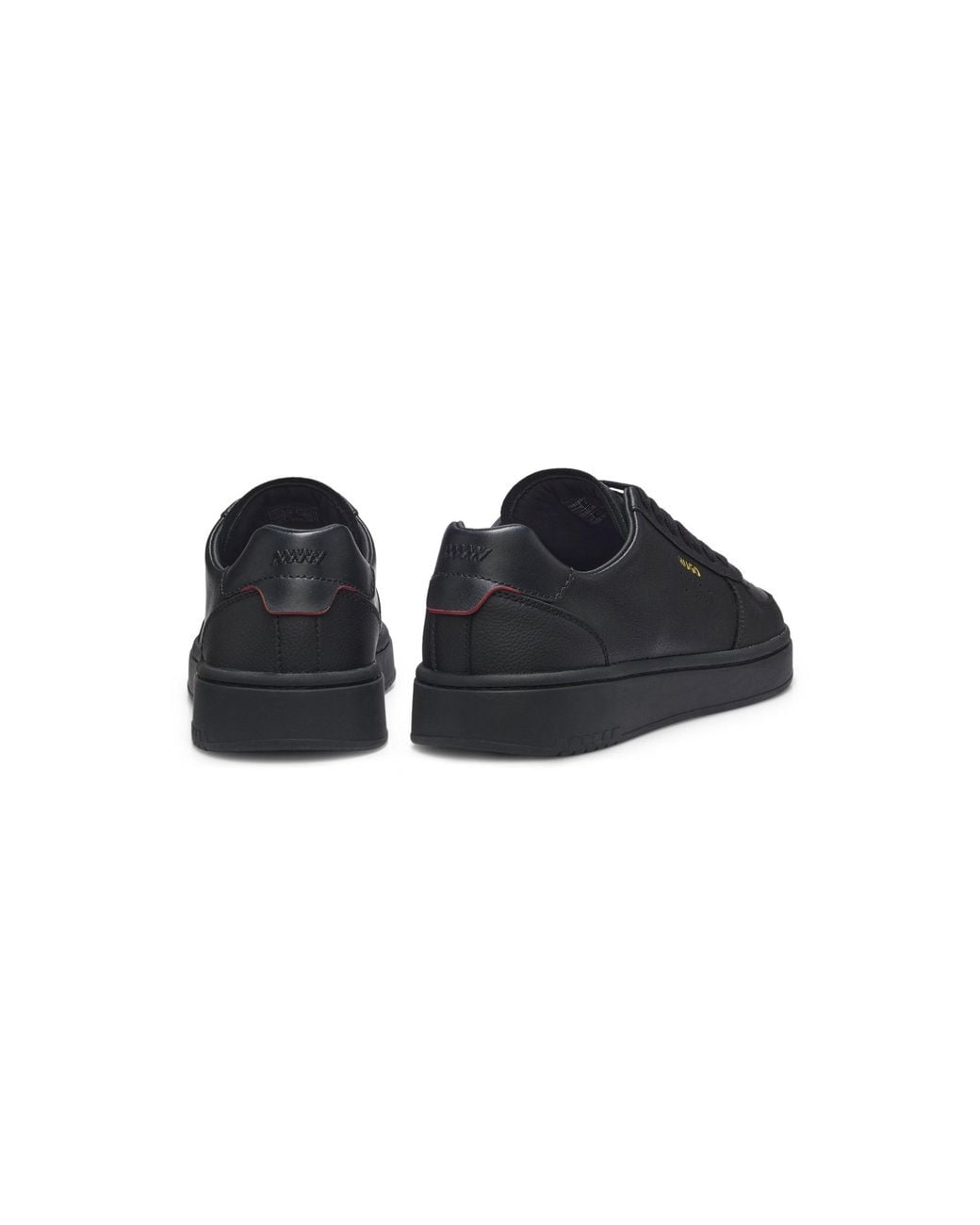 HUGO Black Lace-Up Sneakers for men