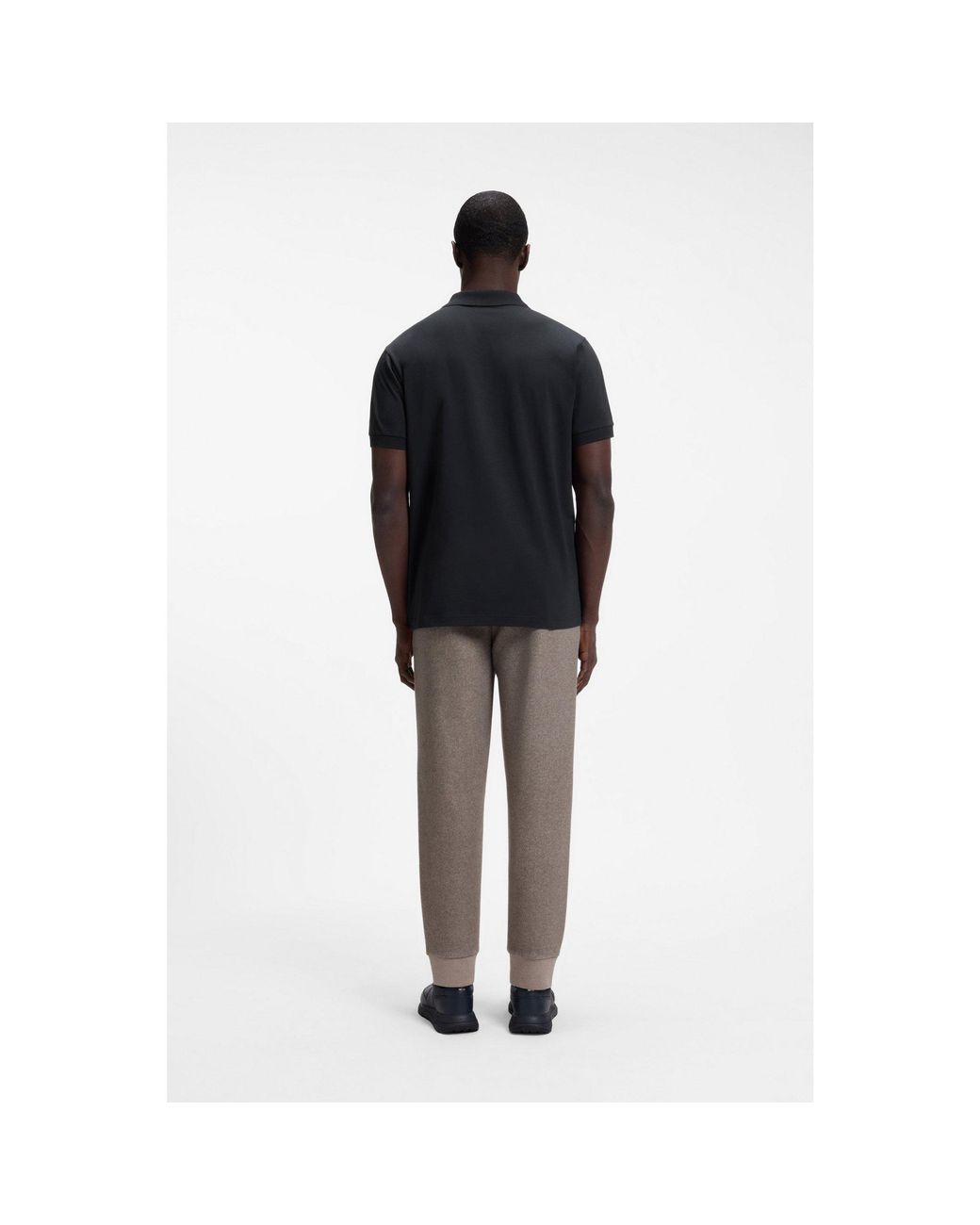 Boss Black Regular-Fit Polo With Embroidered Logo for men