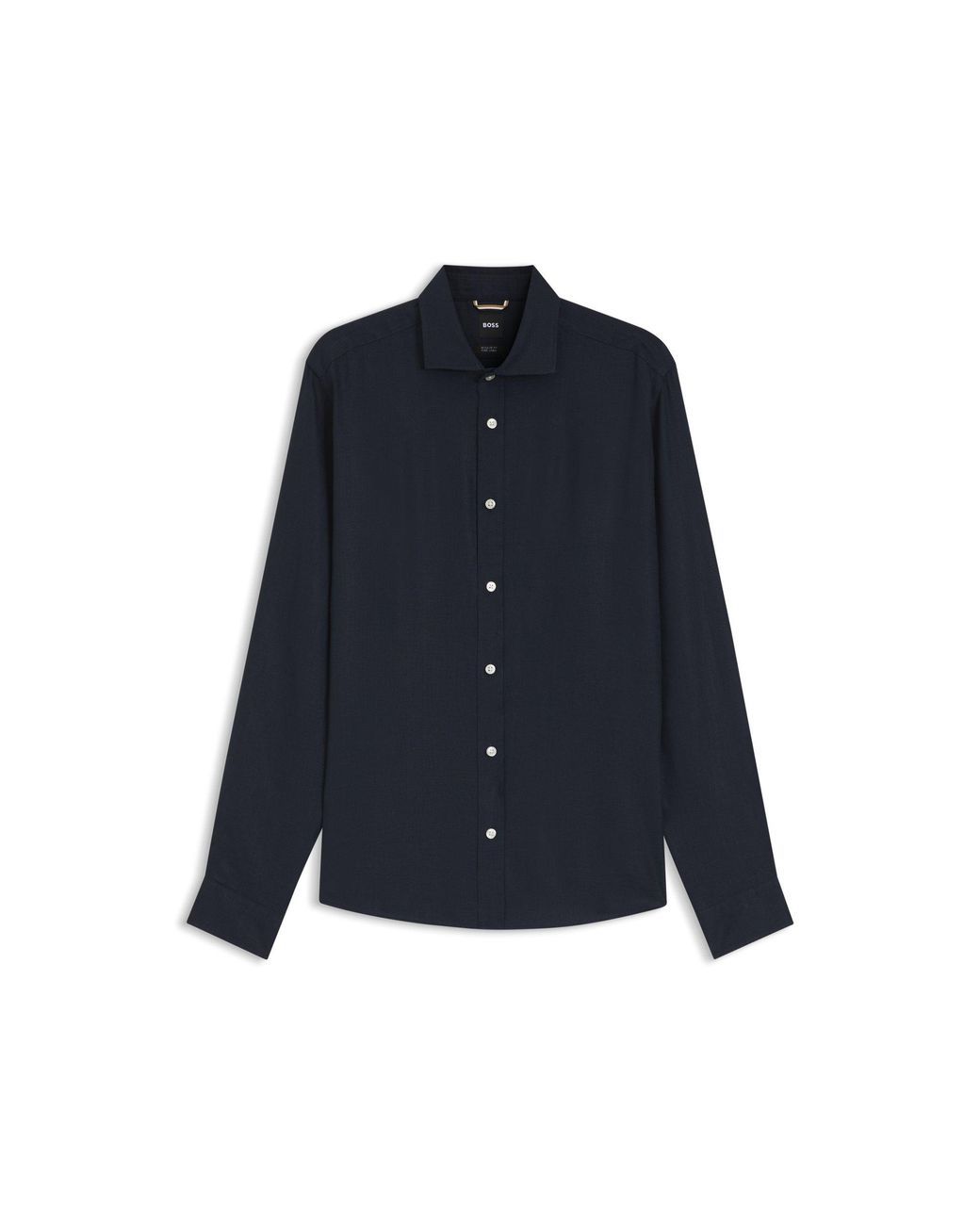 Boss Blue Regular-Fit Shirt for men