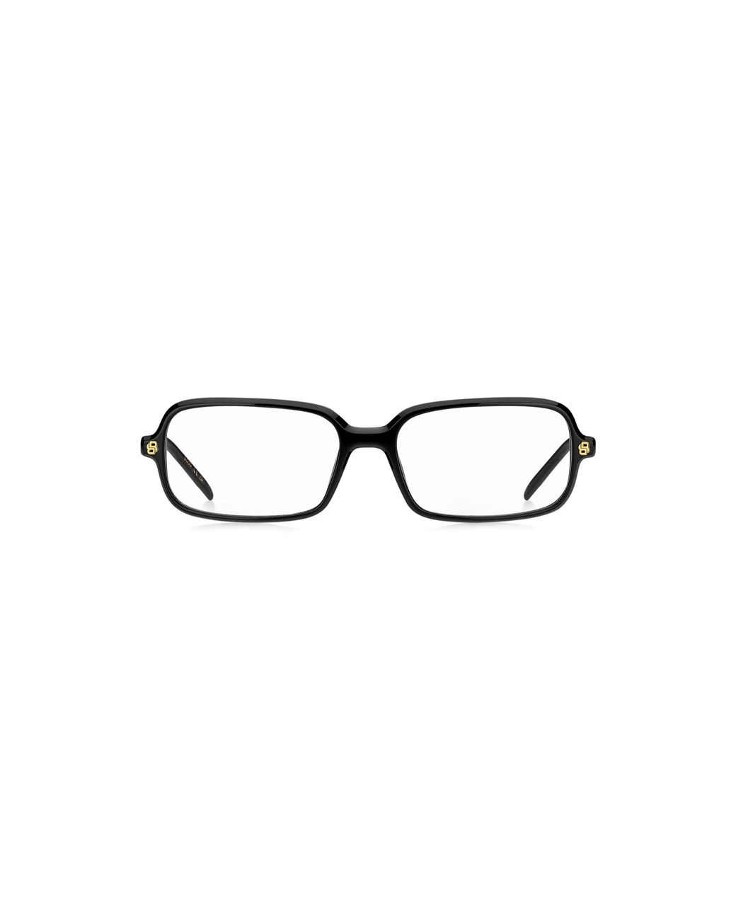 Boss Black Acetate Optical Frames With Rose--Tone Trims