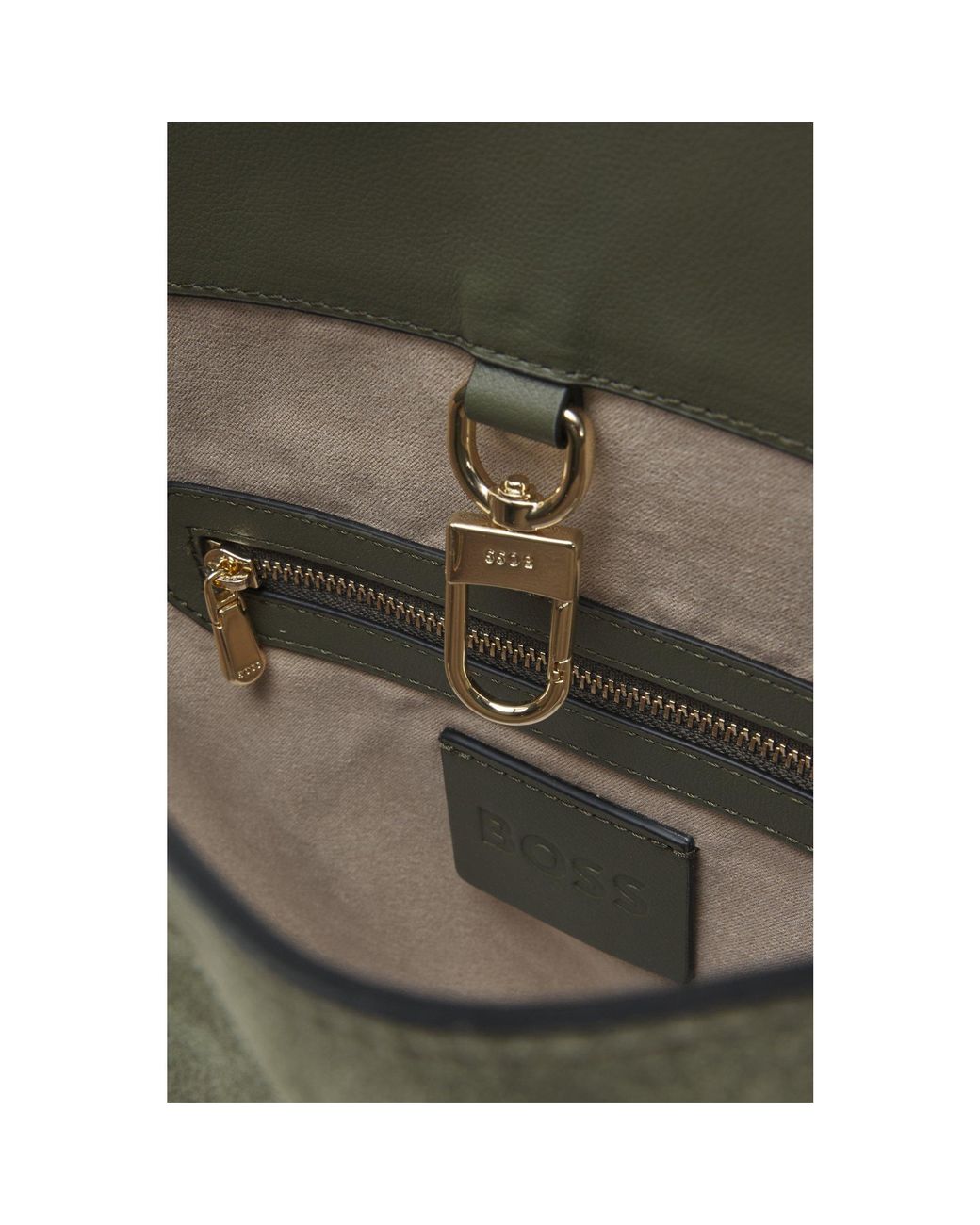 Boss Green Revers Suede Bucket Bag