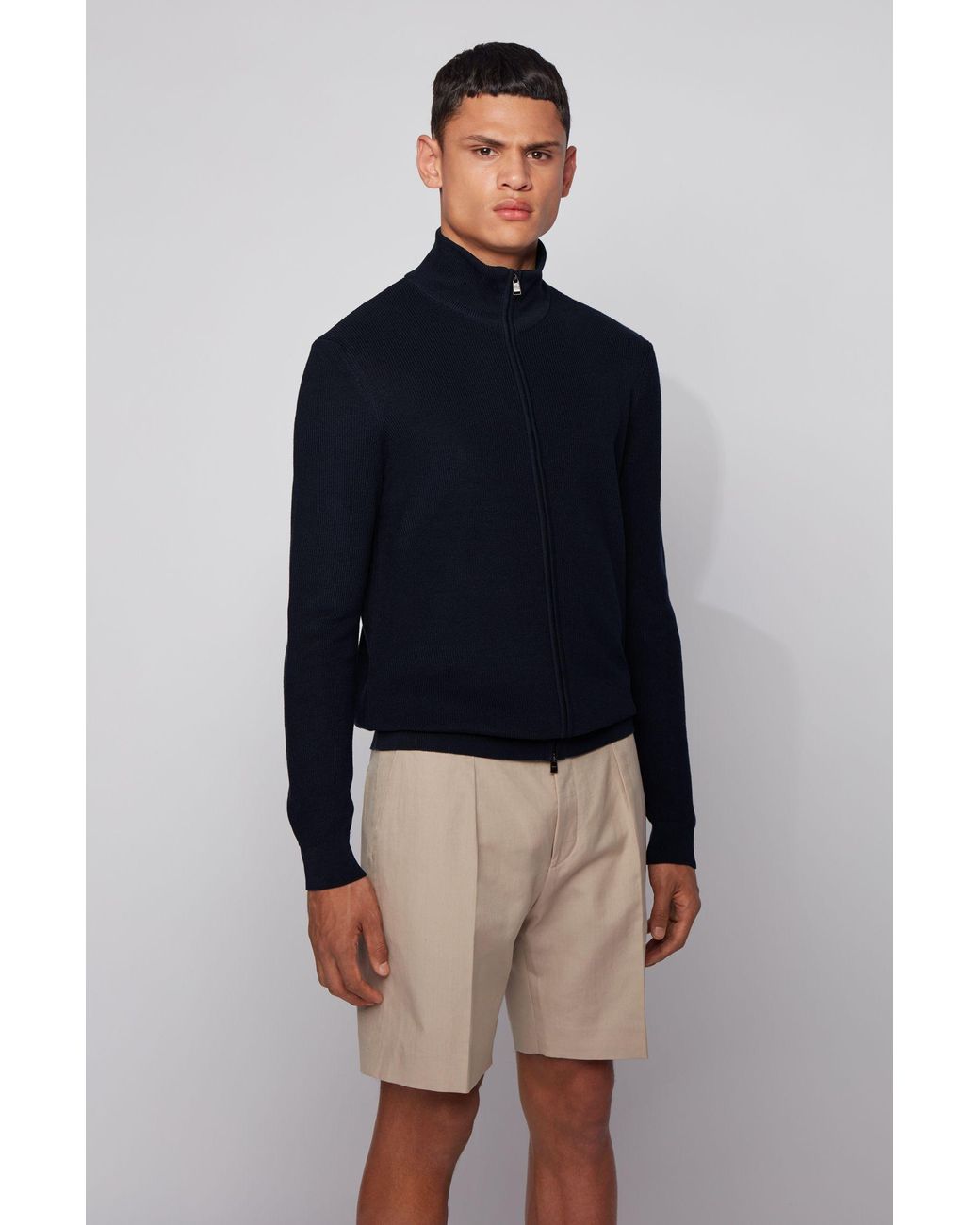 hugo boss joggers with zip pockets
