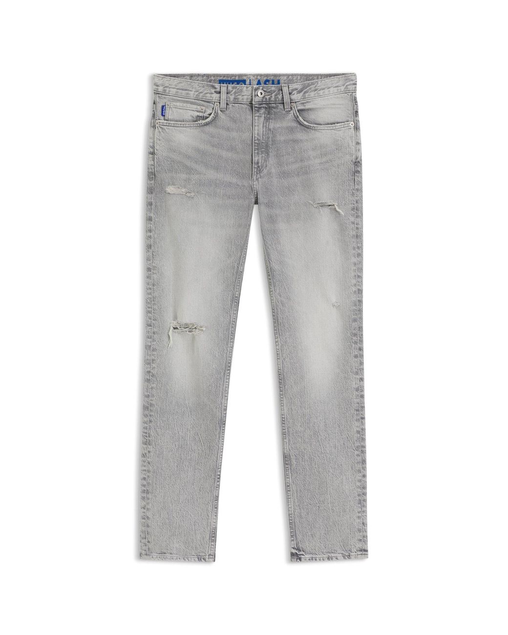 HUGO Gray Slim-Fit Jeans for men