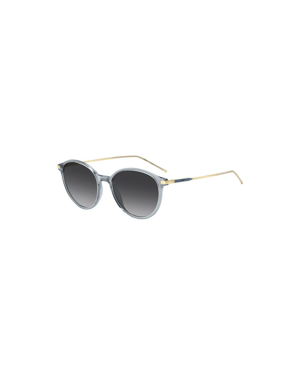 Boss Blue Sunglasses With-Tone Temples