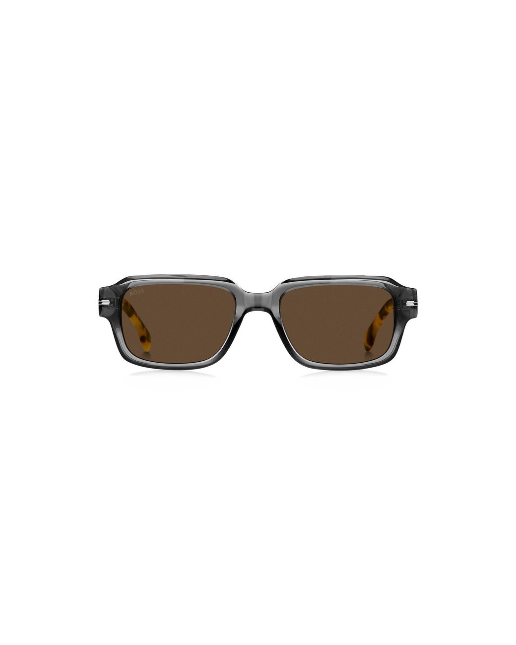 Boss Multicolor Transparent-Acetate Sunglasses With Havana Detailing for men