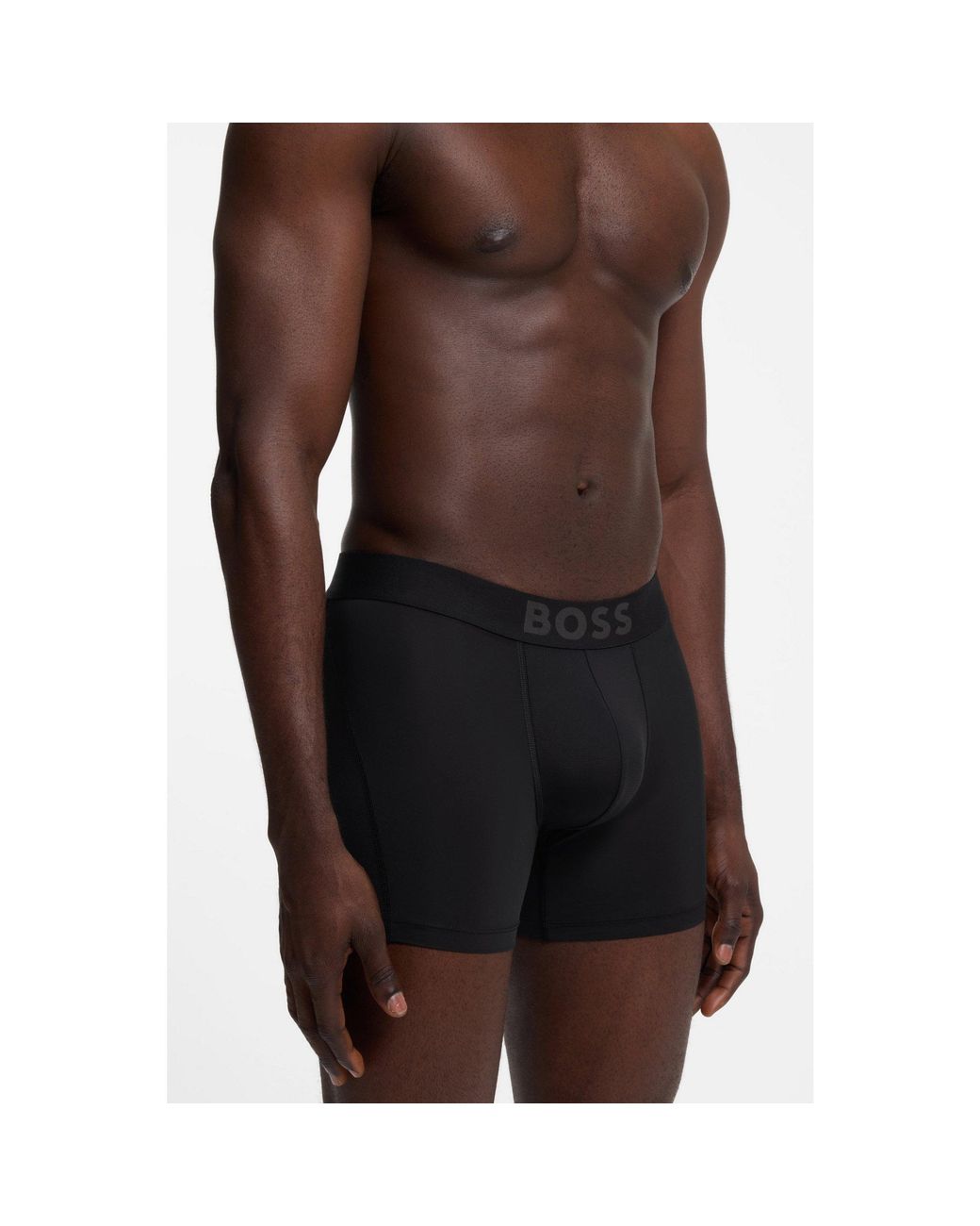 Boss Black Breathable Boxer Briefs for men