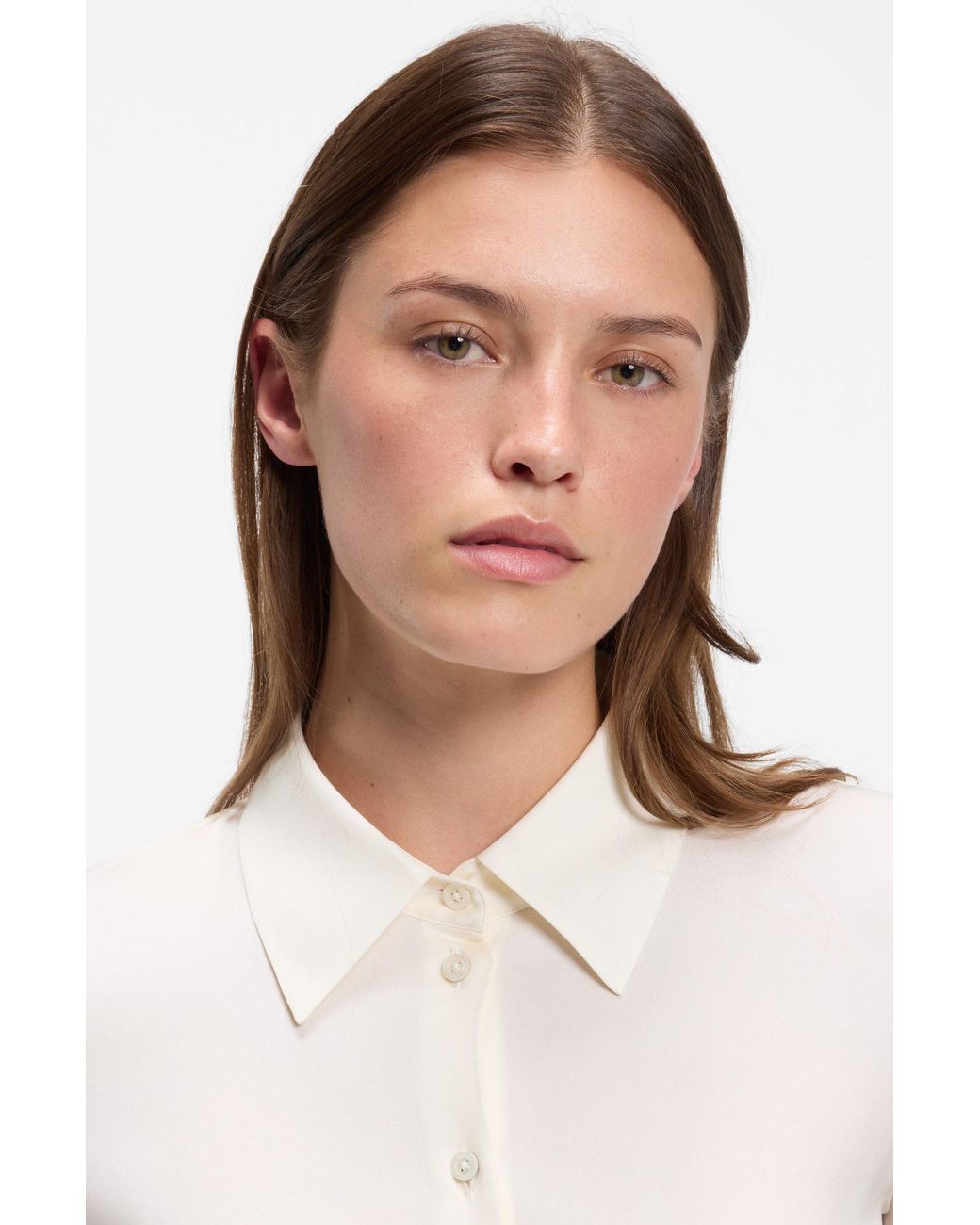 Boss Blouse in het White