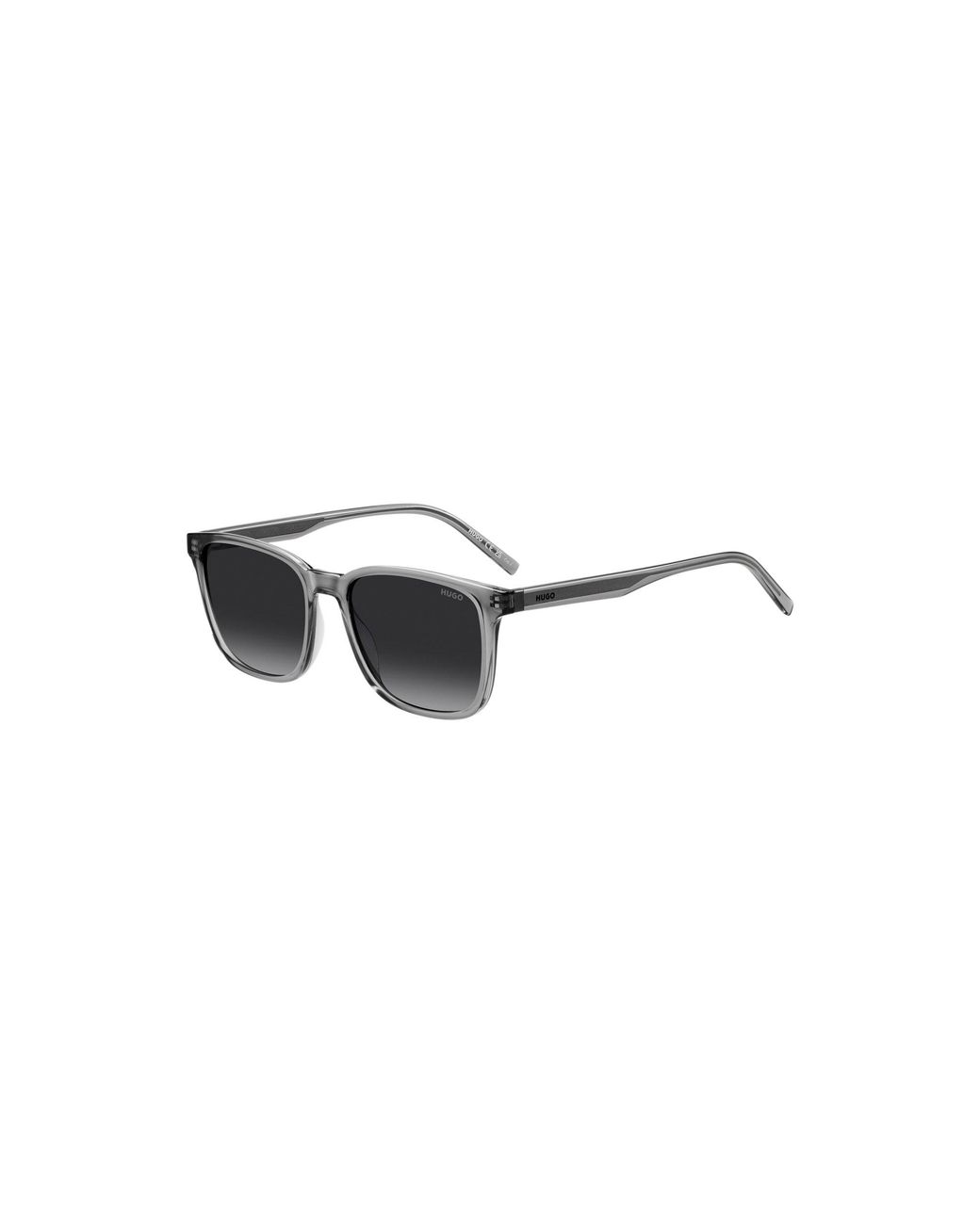 HUGO Gray Acetate Sunglasses With-Tone Core Wire for men