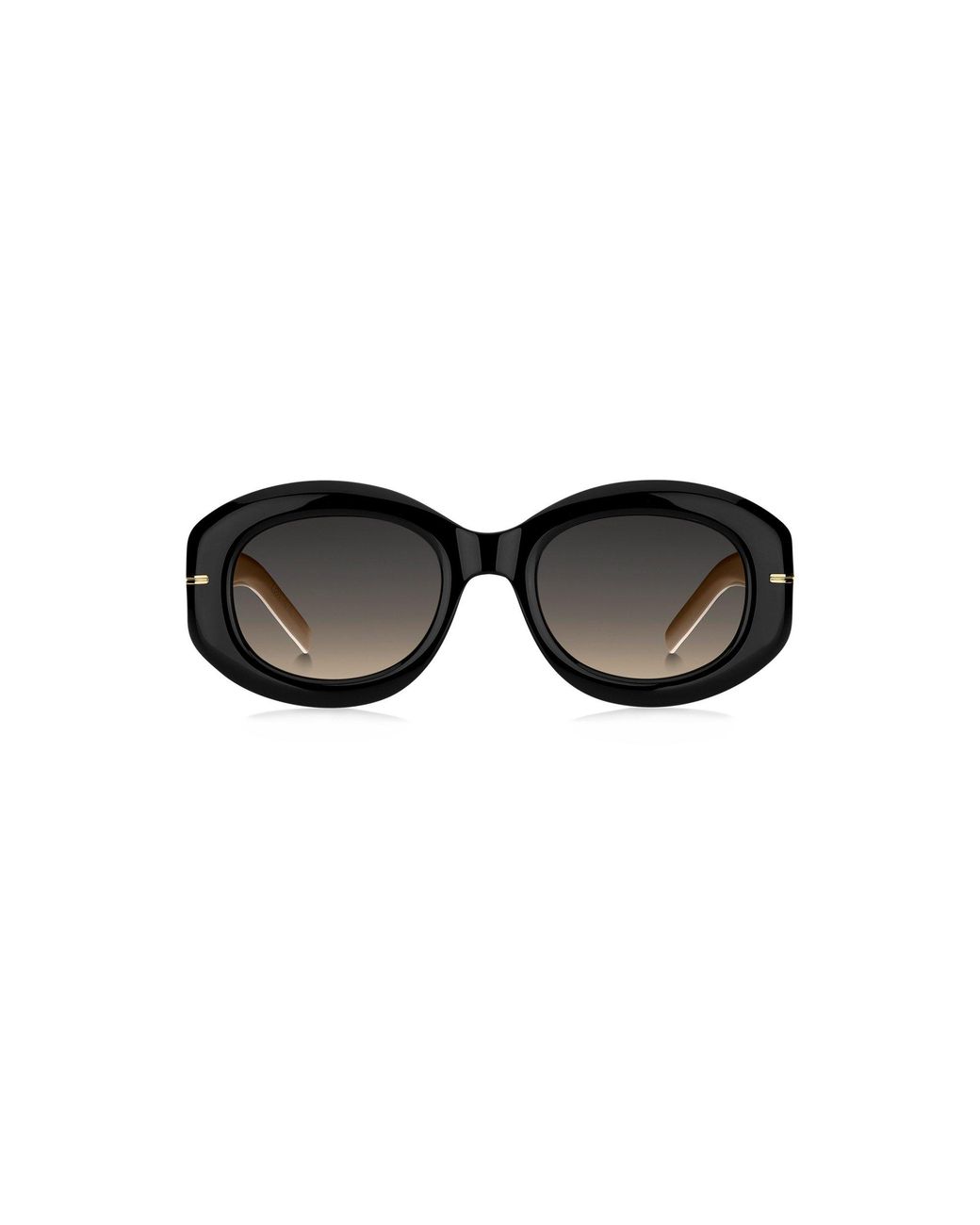 Boss Black Acetate Sunglasses With Chain Strap