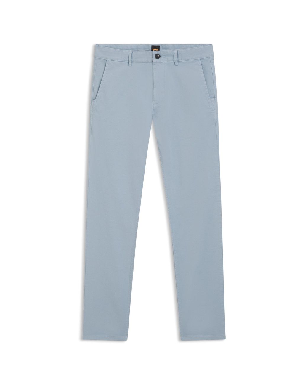 Boss Blue Slim-Fit Chinos for men