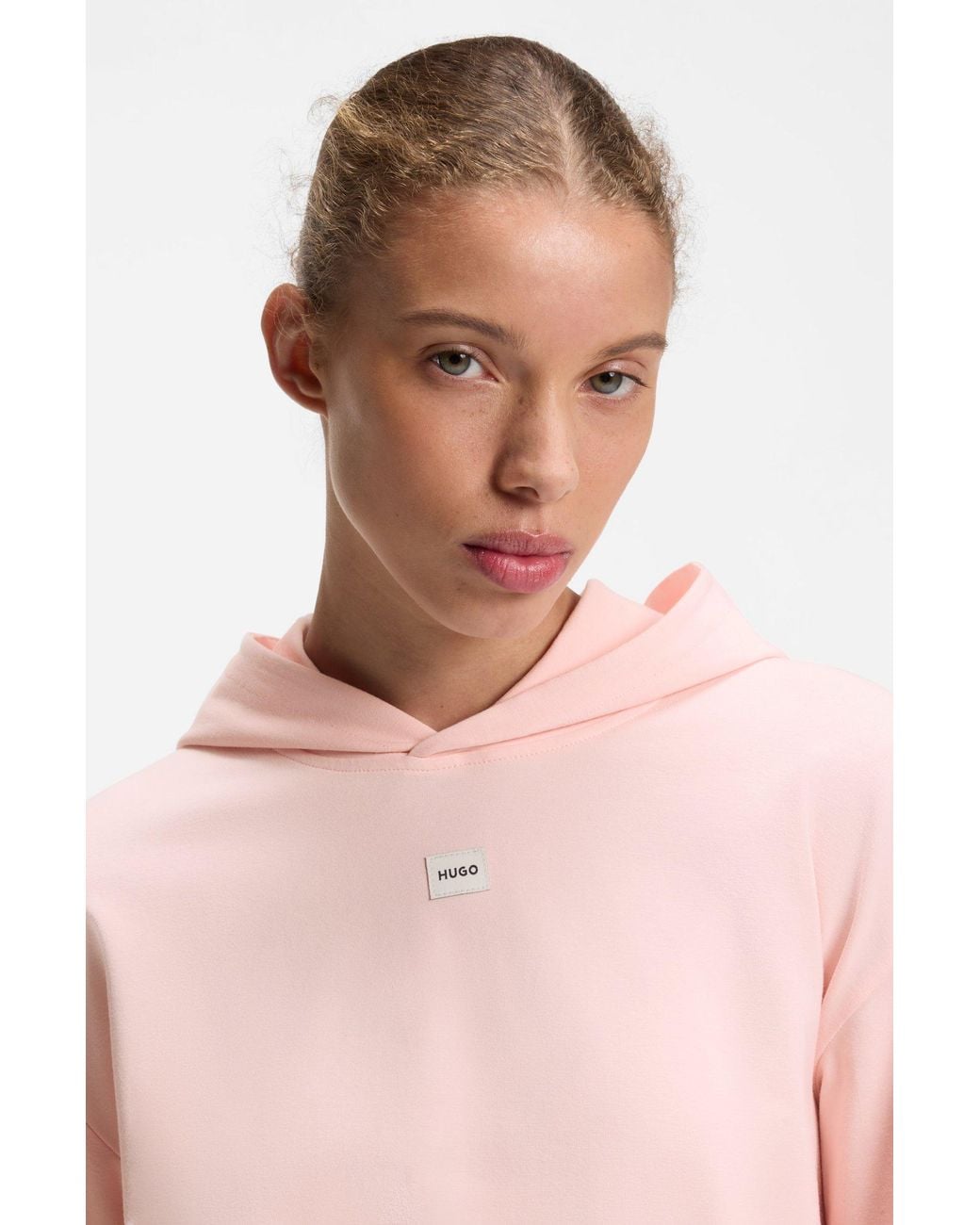 HUGO Hoodie in het Pink