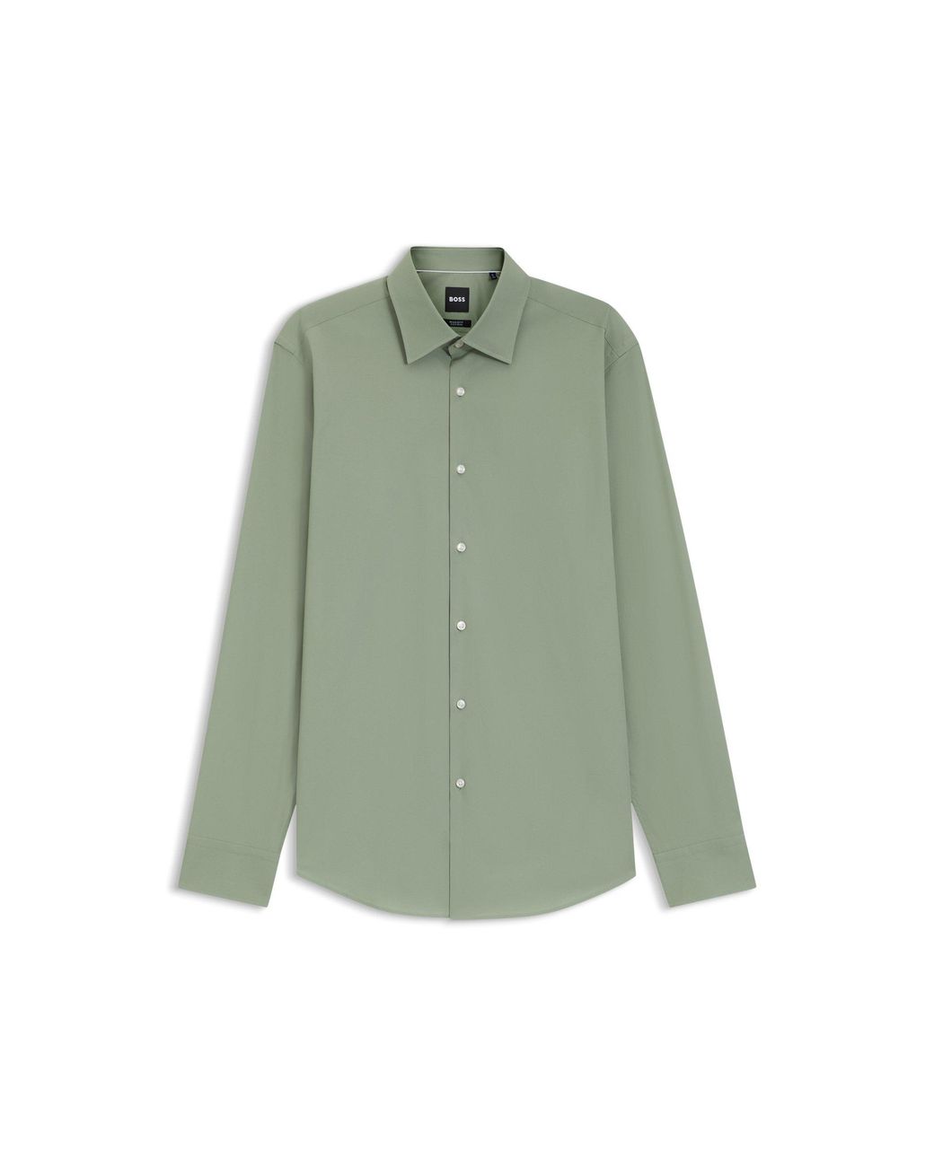 Boss Green Regular-Fit Stretch-Cotton Shirt for men