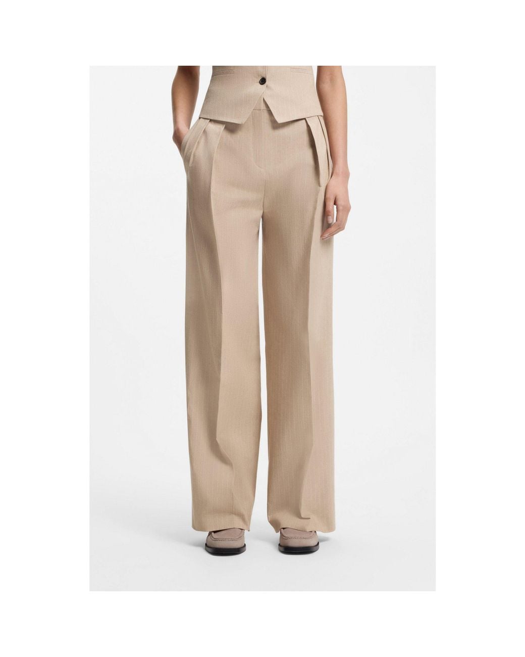HUGO Natural Regular-Fit Trousers