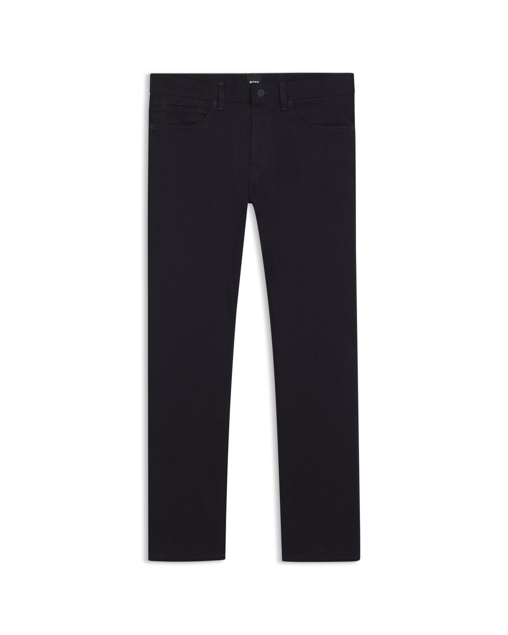 Boss Blue Delaware Slim-Fit Trousers for men