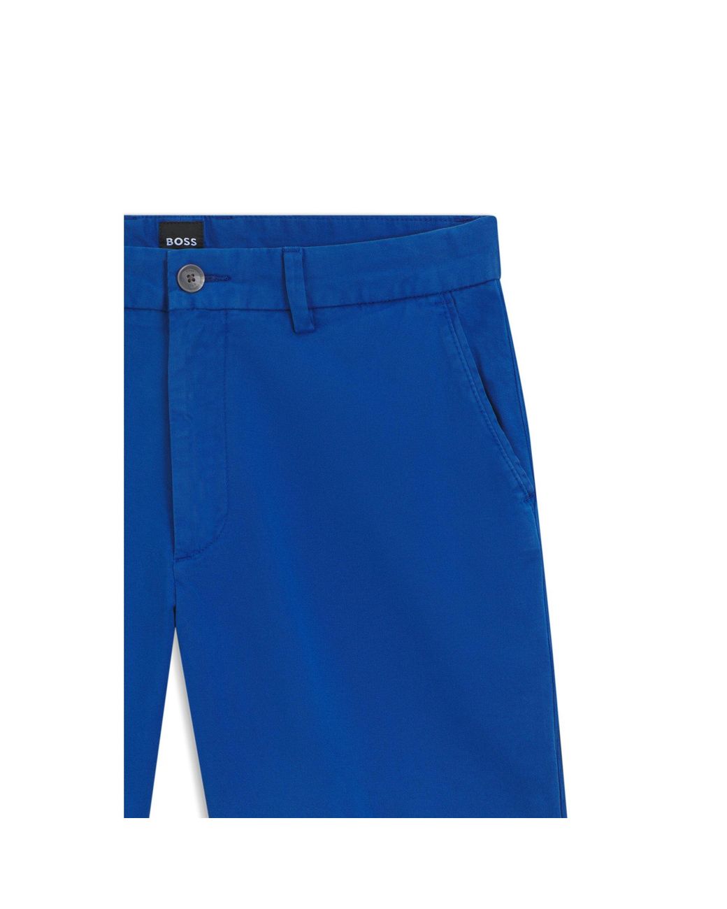 Boss Blue Modern-Fit Shorts for men