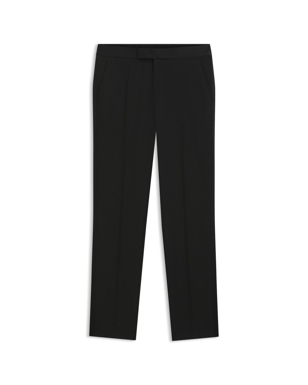 Boss Black Slim-Fit Tuxedo Trousers for men