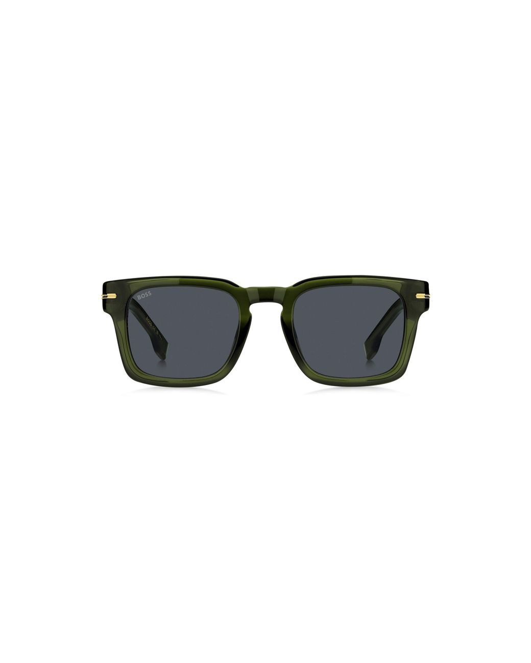 Boss Black Acetate Sunglasses With-Tone Hardware for men