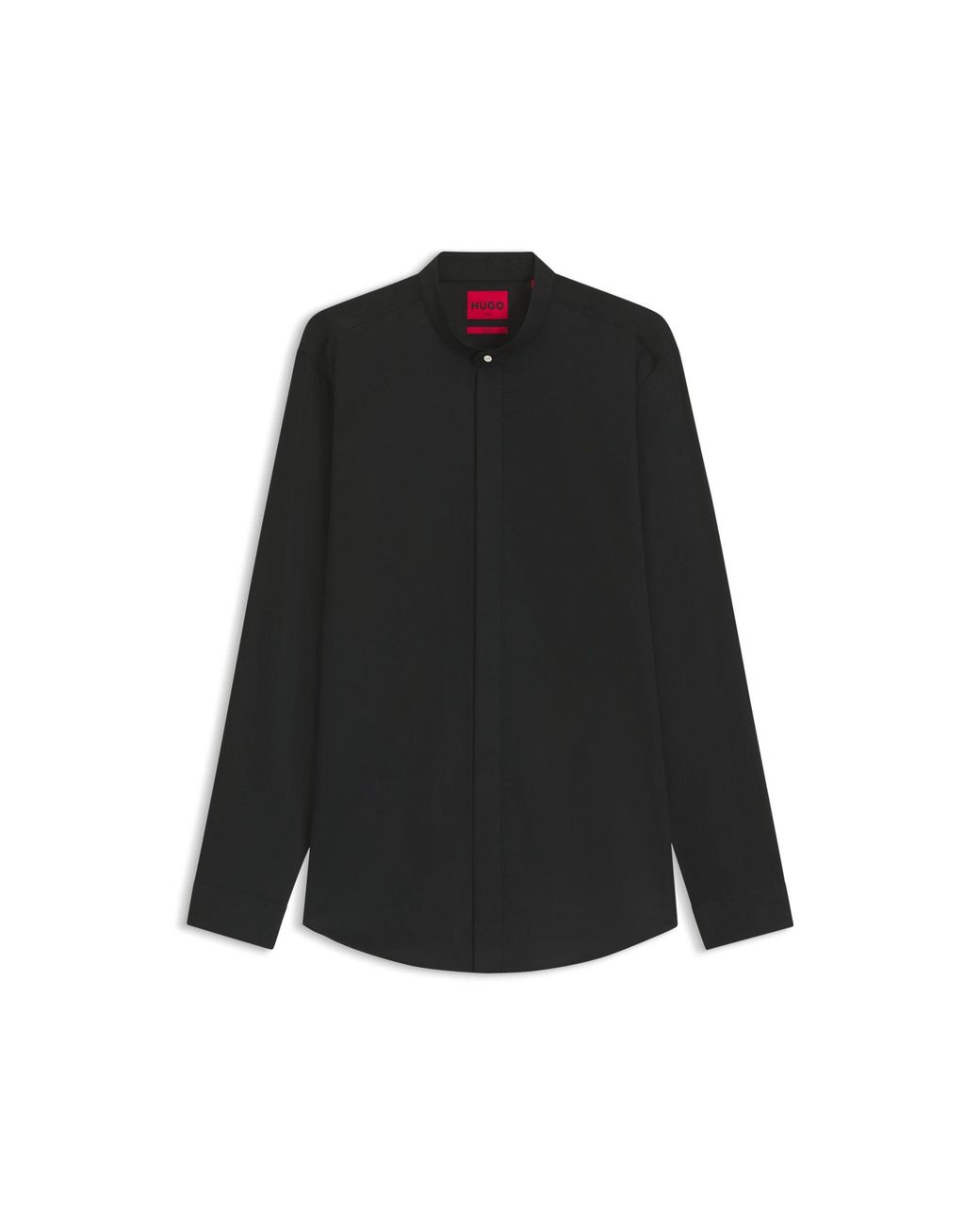 HUGO Black Slim-Fit Shirt for men