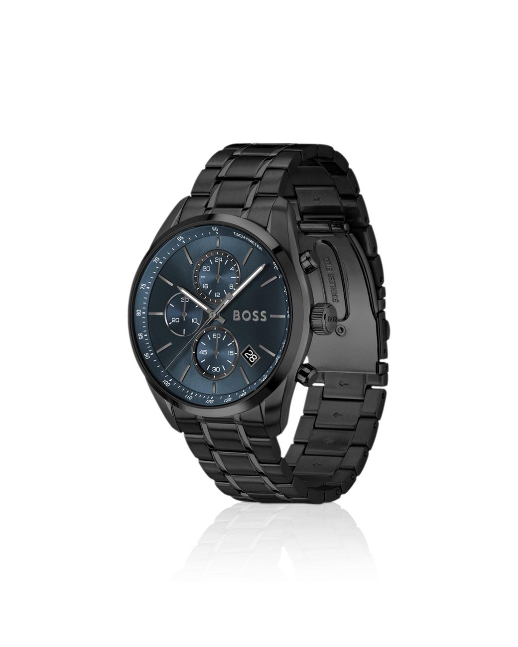 Boss Blue Grand Prix 44-Steel Watch for men
