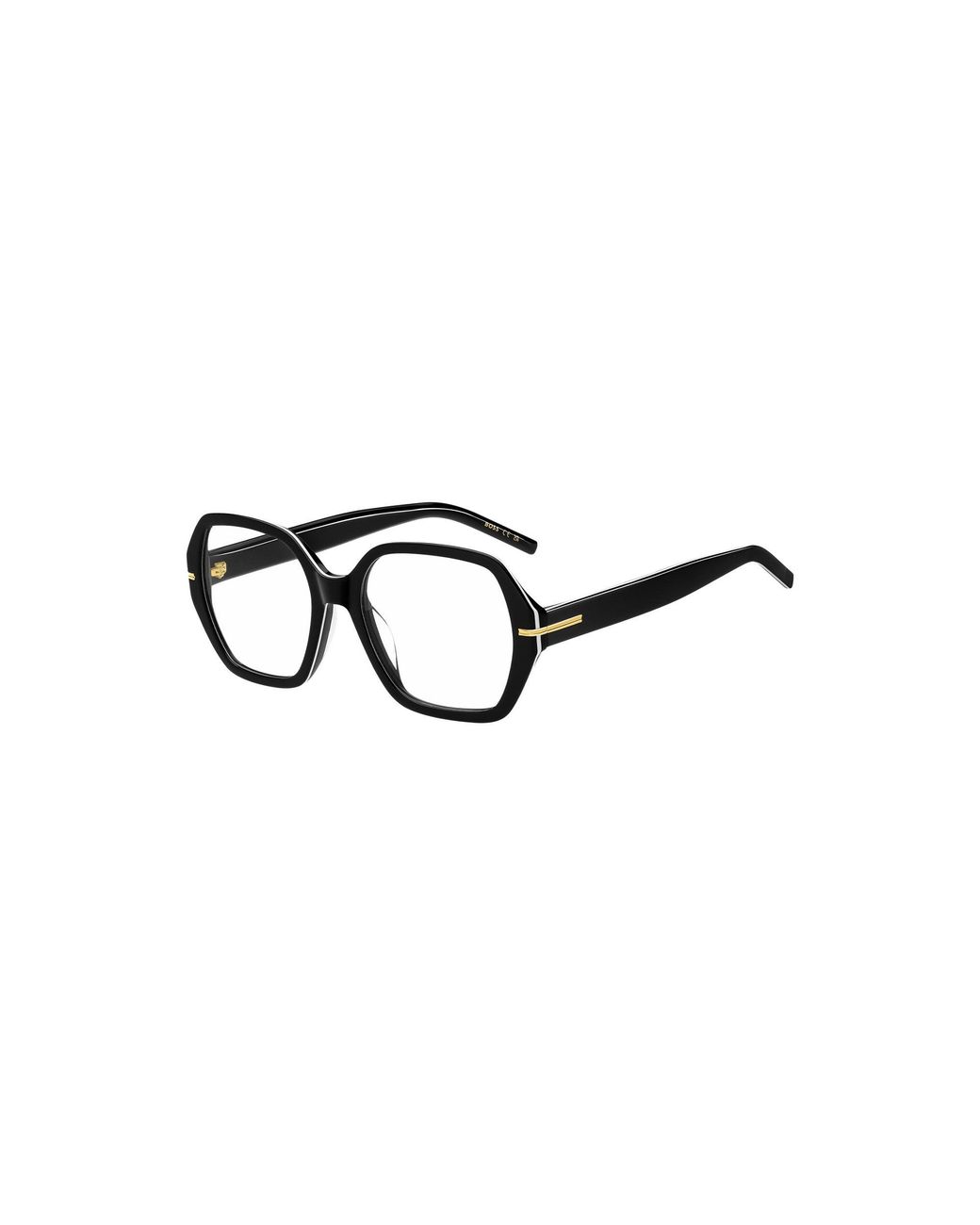 Boss Black Acetate Optical Frames With Trims