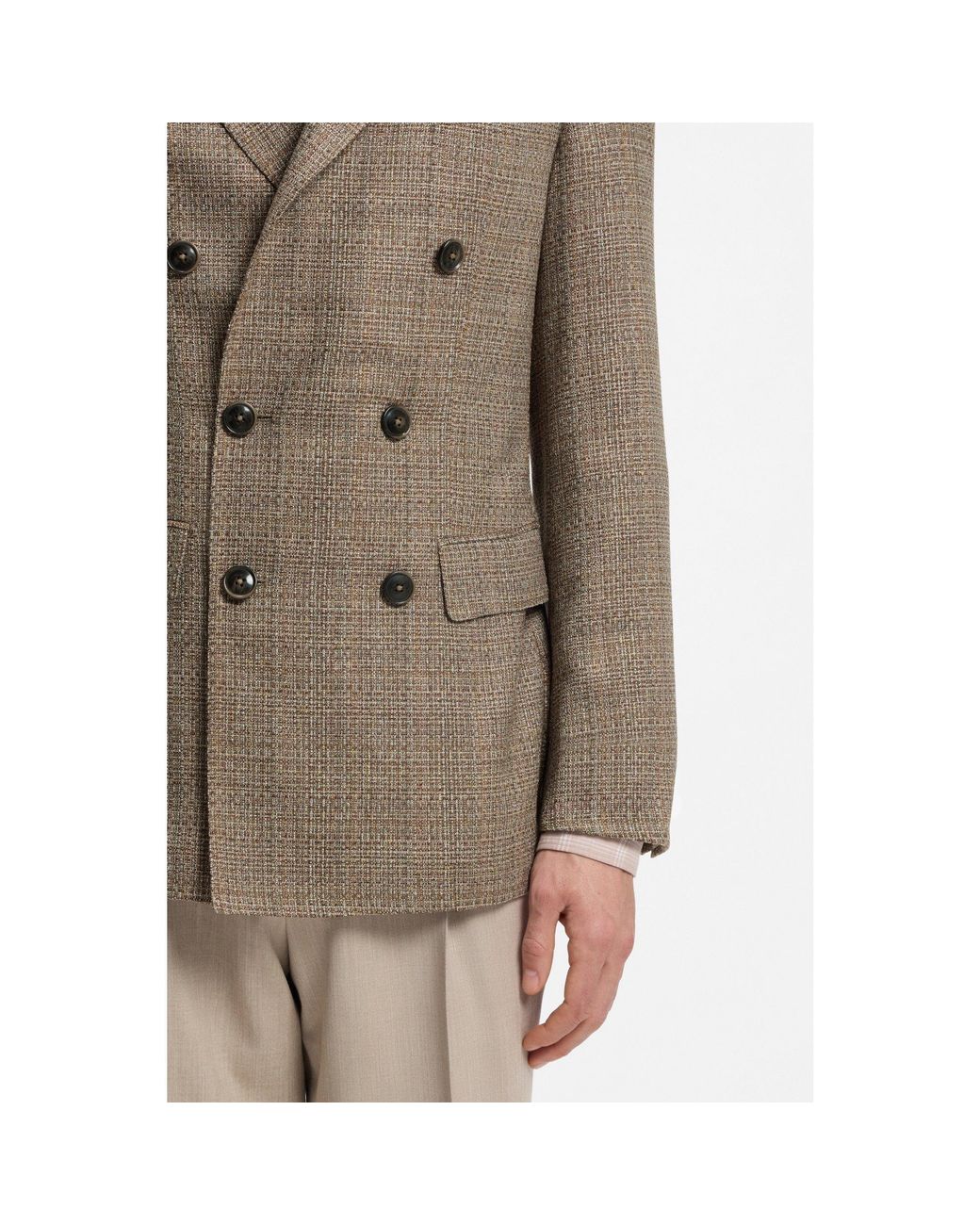 Boss Brown Regular-Fit Jacket for men