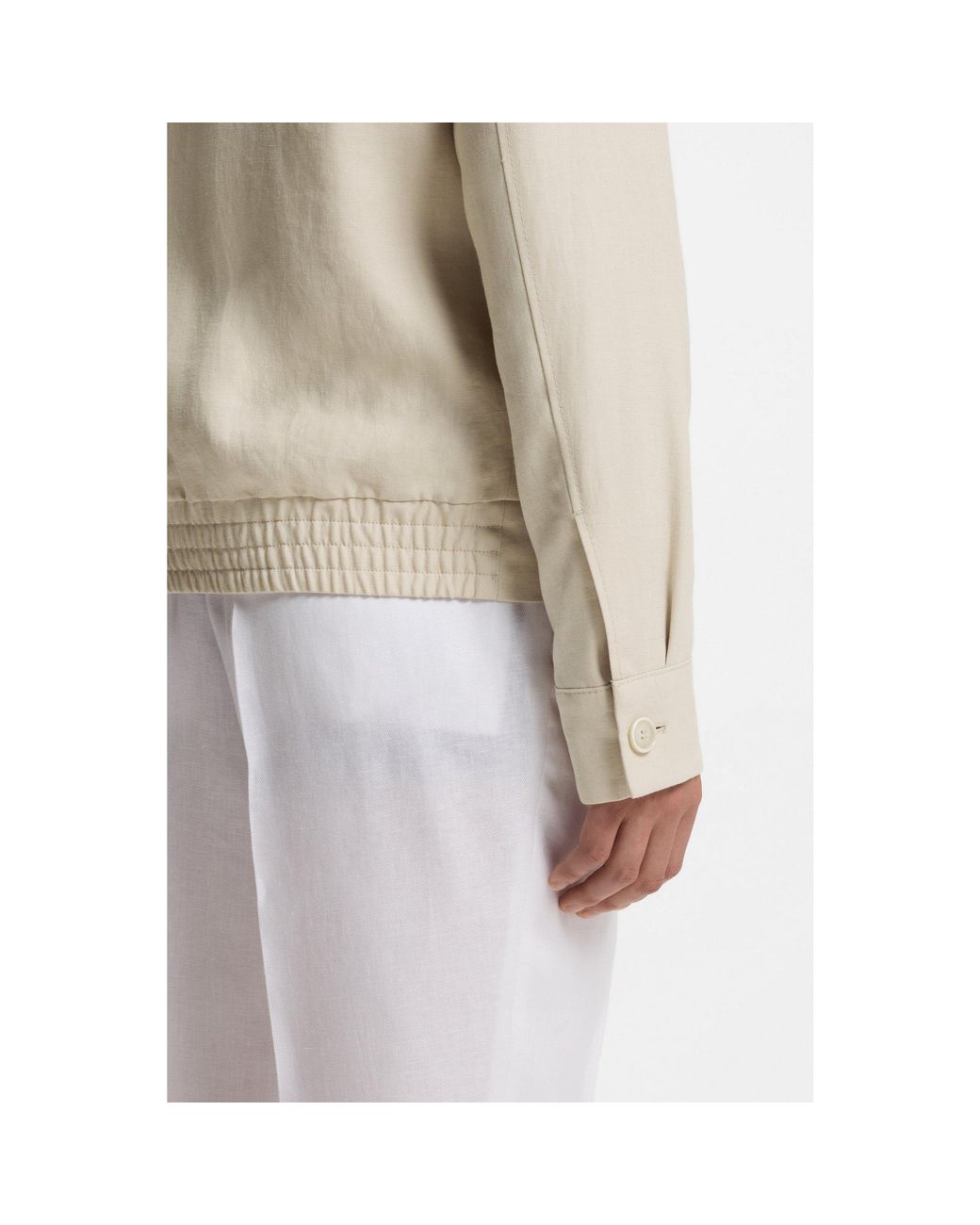 Boss Natural Slim-Fit Jacket for men