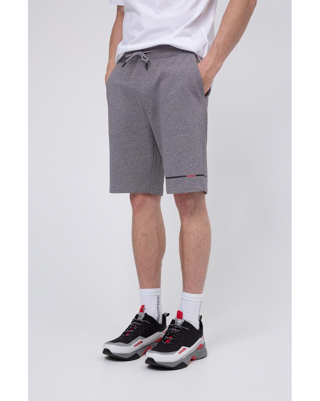 hugo boss shirt and shorts set