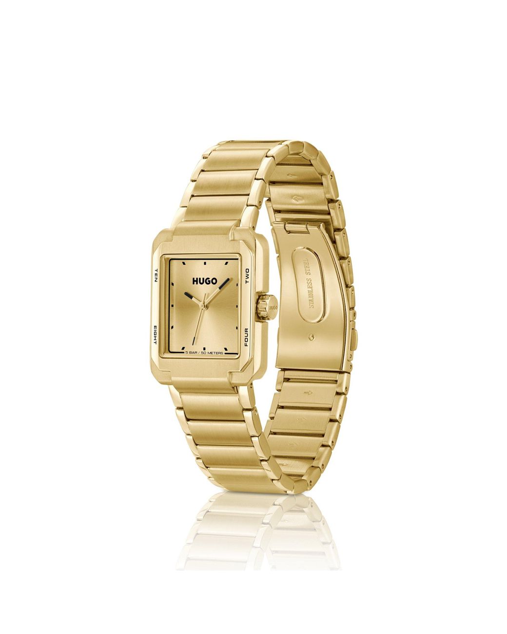HUGO Metallic Tone Watch for men