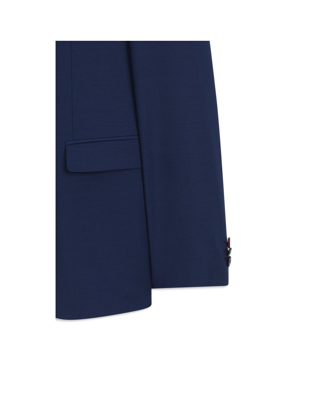 HUGO Blue Wool-Blend Two-Piece Extra-Slim-Fit Suit for men