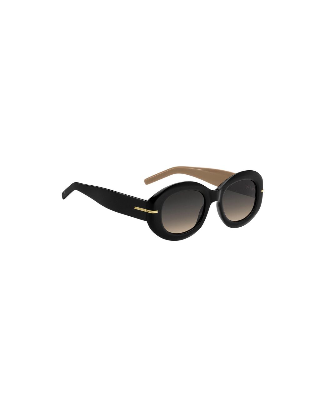 Boss Black Acetate Sunglasses With Chain Strap
