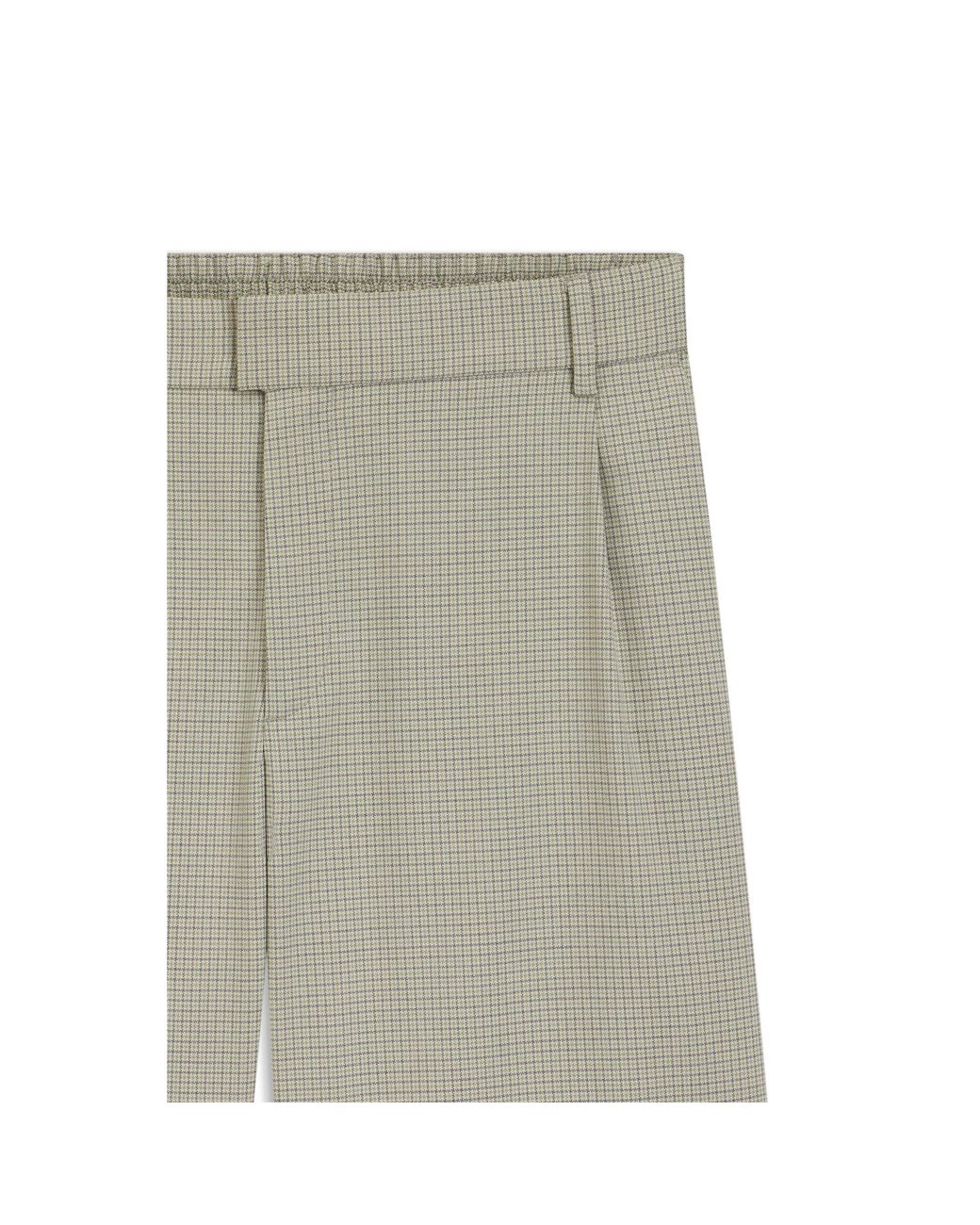 HUGO Natural Relaxed-Fit Shorts With Houndstooth Pattern for men