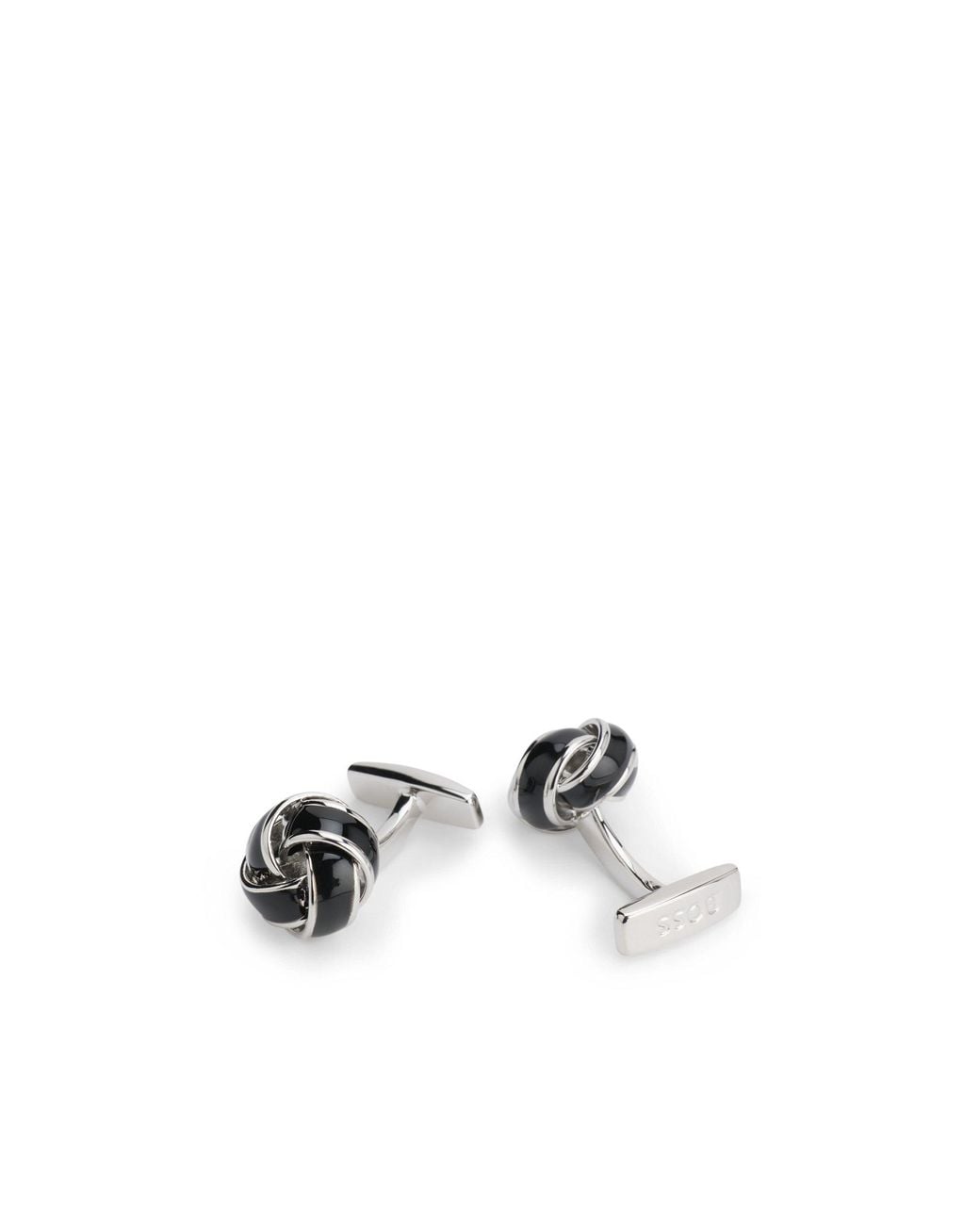 Boss White Brass Cufflinks for men
