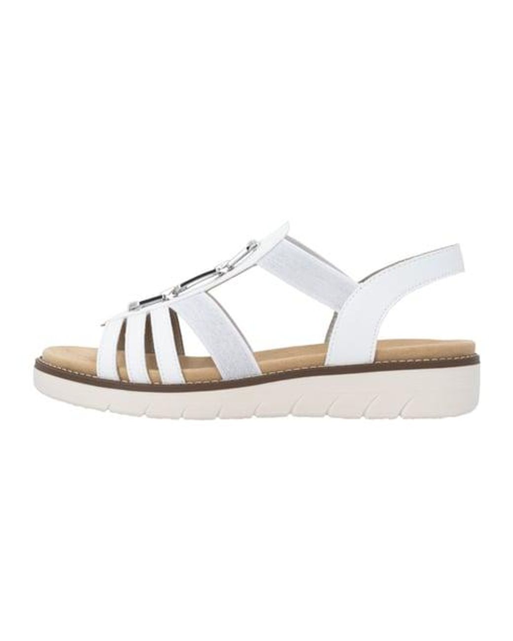 Remonte White Riemchensandalen D2041