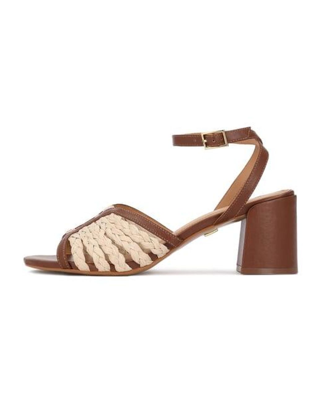 Kazar Brown E Sandalen Mit Beigen Elementen