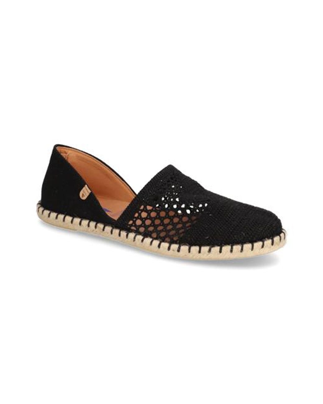Verbenas Black Textil Espadrille