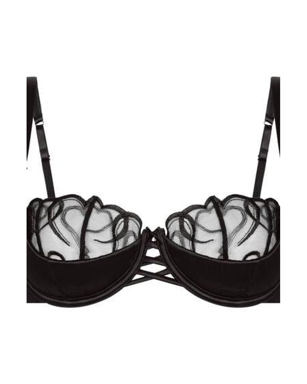 Hunkemöller Black Olivia Non-Padded Underwired Bra