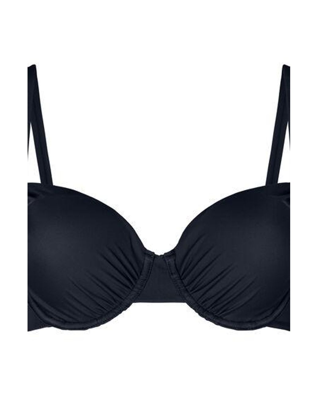 Hunkemöller Black Padded Underwired Bikini Top Bardolino
