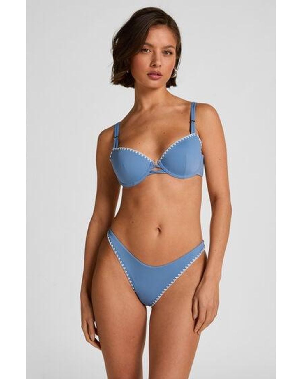Hunkemöller Blue Joburg Highleg Bikini Bottom