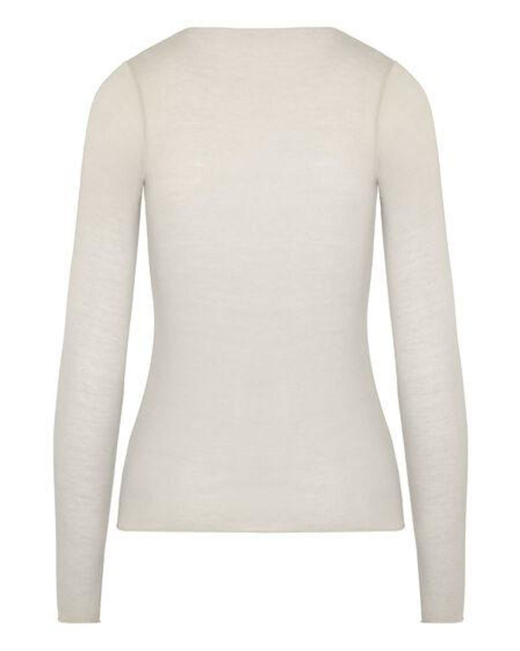Hunkemöller Natural Super Soft Lace V-Neck Shirt With Cashmere