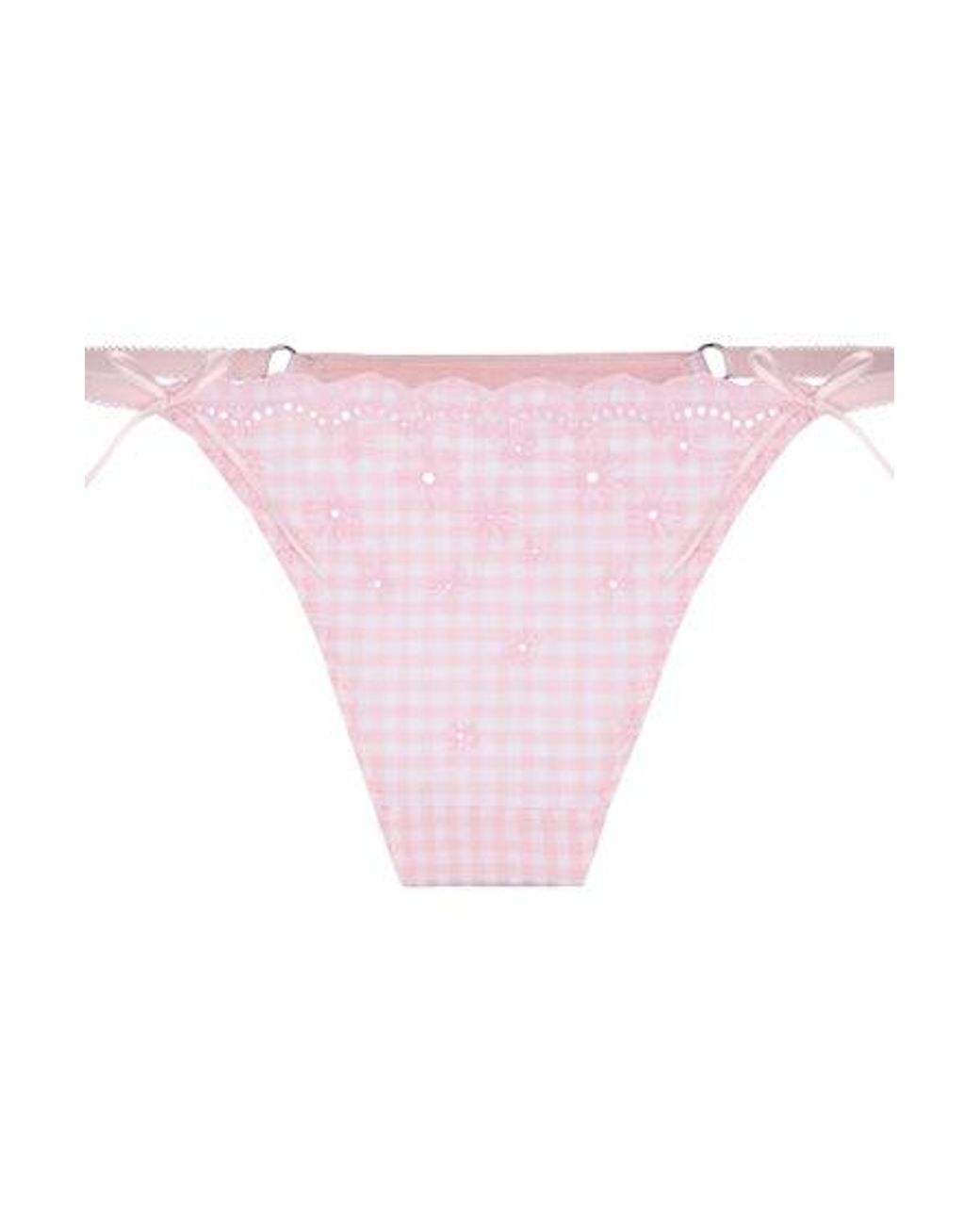 Hunkemöller Brown Highleg Thong Gaia