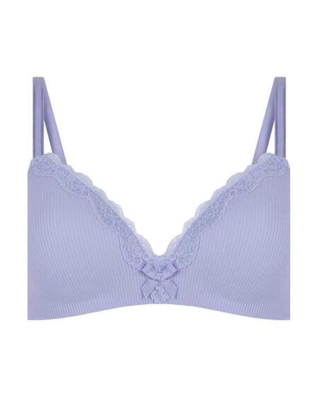 Hunkemöller Blue Lola Padded Non-Wired Bra
