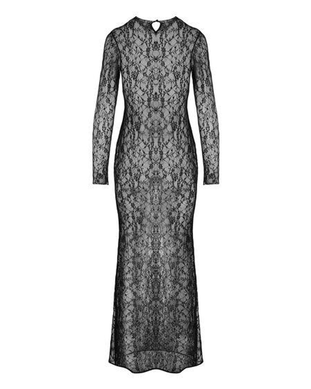 Hunkemöller Black Slipdress Allover Lace