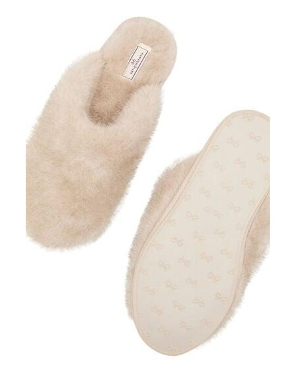 Hunkemöller Natural Slipper Faux Fur
