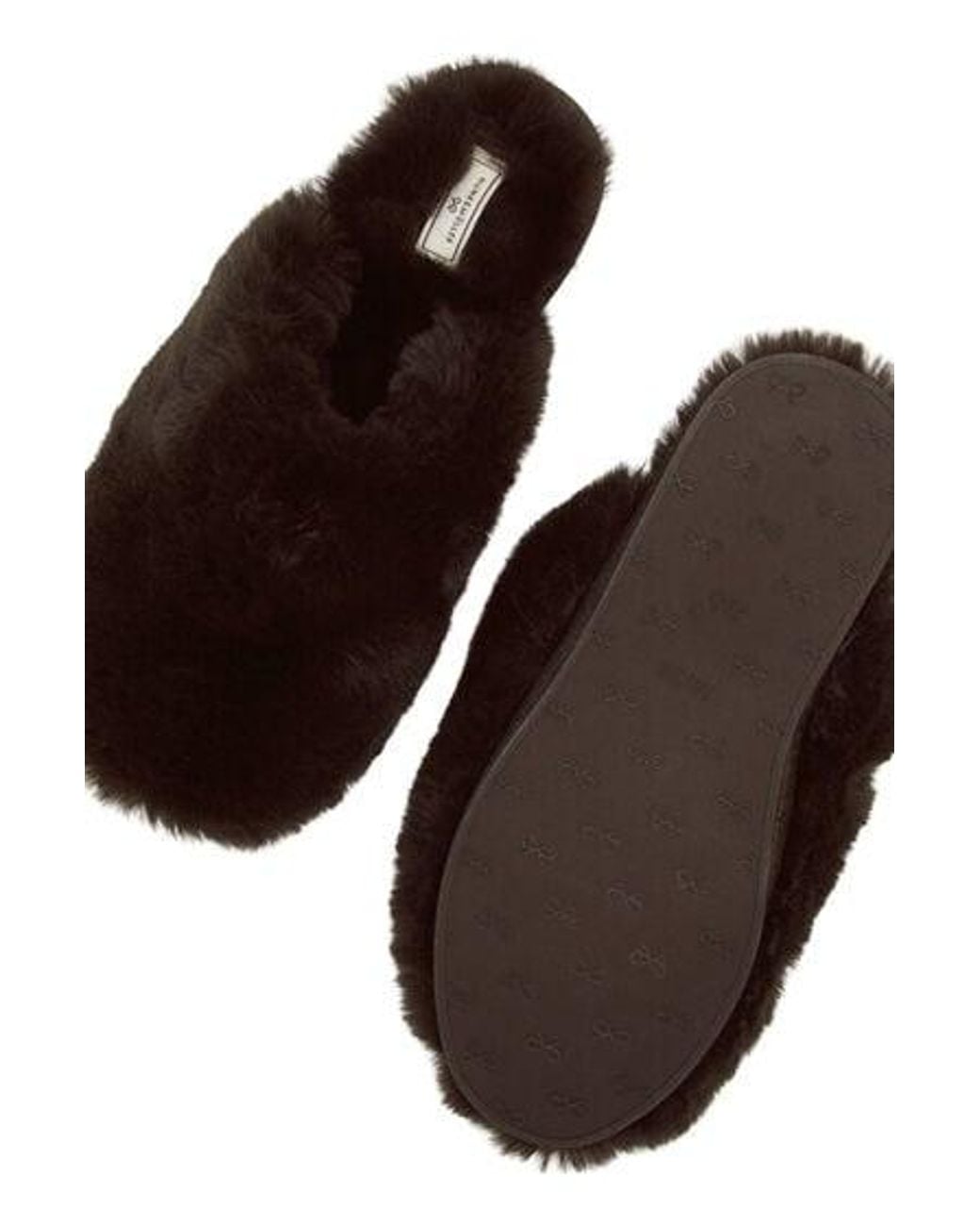 Hunkemöller Black Slipper Faux Fur