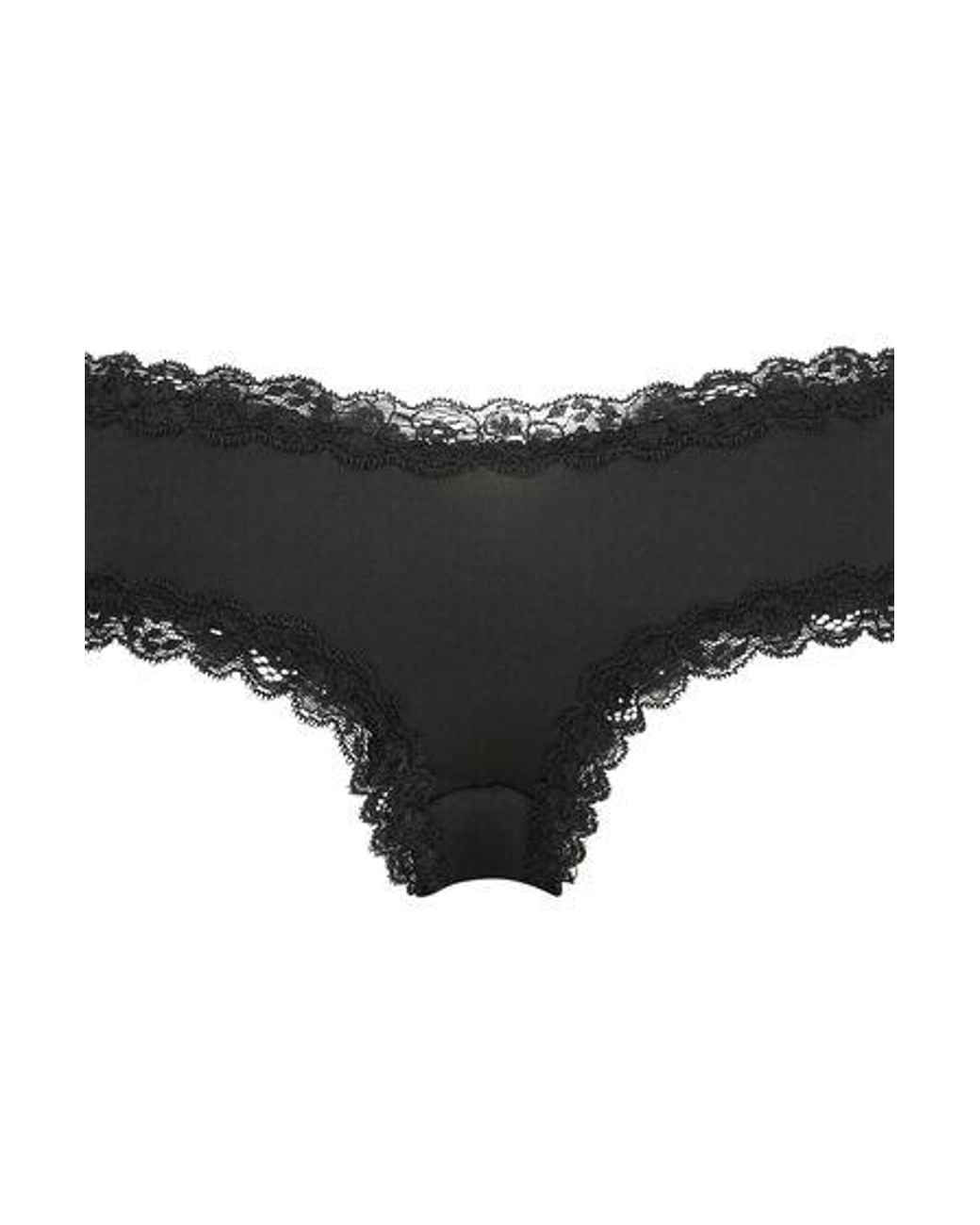 Hunkemöller Black V-Shaped Microfibre Brazilian