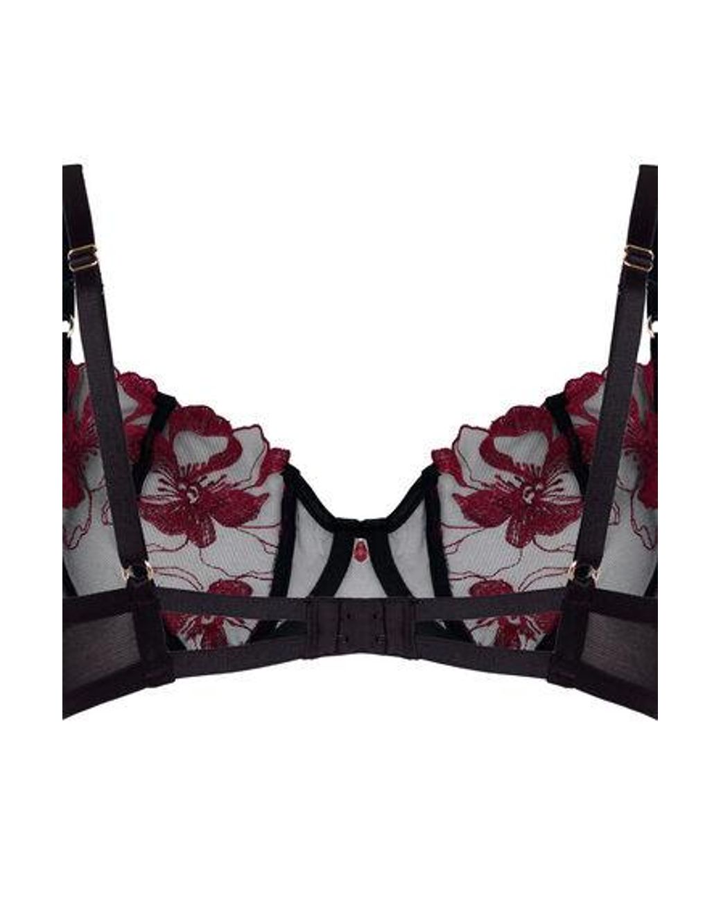 Hunkemöller Black Non-Padded Underwired Bra Dahlia
