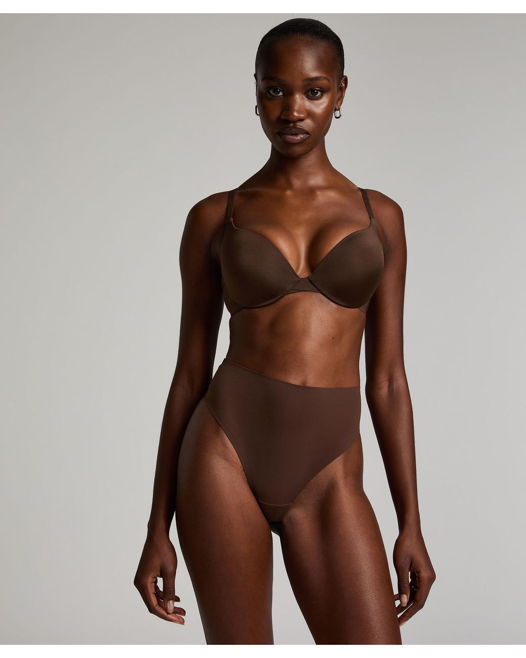 Hunkemöller Brown String Smooth