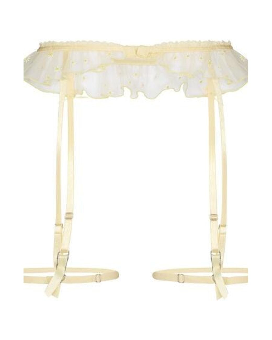 Hunkemöller Brown Suspenderbelt Flora
