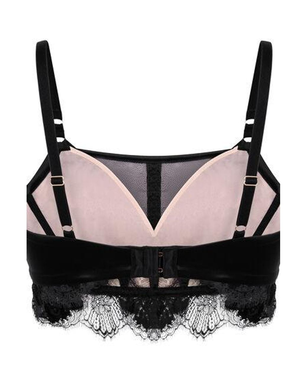 Hunkemöller Black Cynthia Non-Padded Longline Underwired Bra
